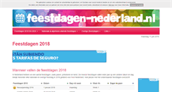 Desktop Screenshot of feestdagen-nederland.nl